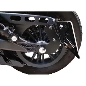 Support de plaque d'immatriculation latéral moto Access Design Indian 1133 Scout Rogue image-2