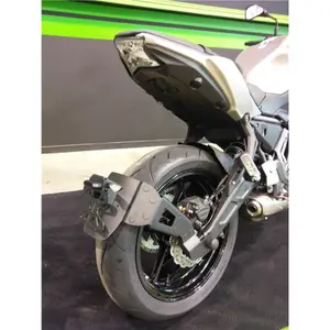 Soporte de matrícula de moto bajo el guardabarros Access Design Kawasaki Ninja 650 image-3