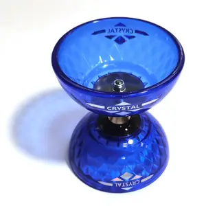 Crystal diabolo with ball bearing and aluminium sticks Acrobat