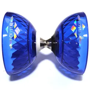 Crystal diabolo with ball bearing and aluminium sticks Acrobat image-1