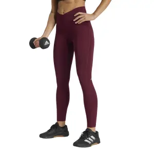 Legging 7/8 para mujer adidas Studio All Me X-Over 3-Stripes image-2