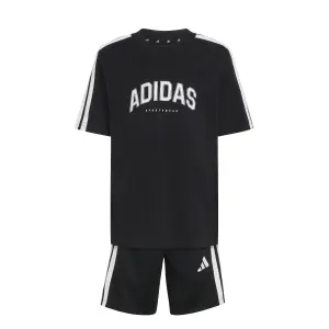T-shirt och shorts för babypojke adidas Collegiate image-0