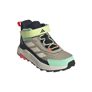 Elastic Lace Hiking Shoes Mini Child adidas Terrex Anylander Traxion image-1
