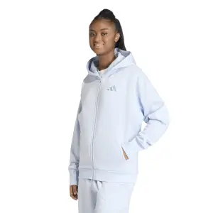 Women's fleece hooded sweatshirt adidas image-1