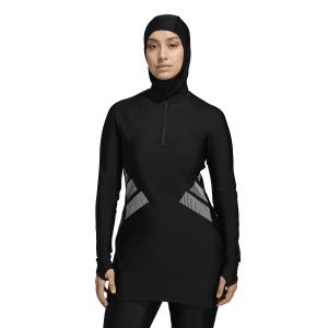 Langærmet badetøjstop til kvinder adidas Big Bars image-1