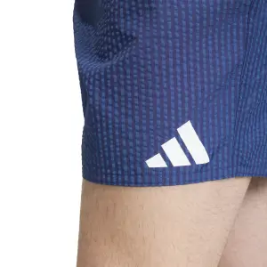 Short de bain rayé en seersucker adidas image-5