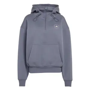Damen Sweatshirt mit halbem Reißverschluss und Kapuze adidas By Stella McCartney image-0