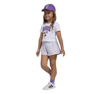 Set t-shirt en shorts voor babymeisjes adidas Disney Minnie Mouse image-4