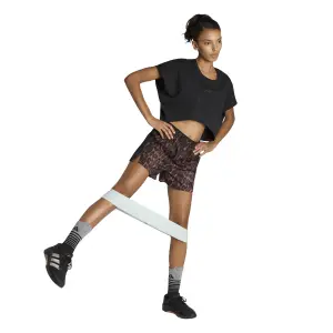 Calções para mulheres adidas Essentials Leopard image-3