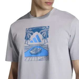 T-shirt adidas Summer Slides Relax Graphic image-4