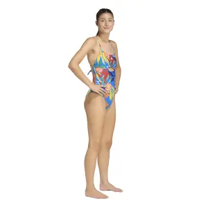 Maillot de bain 1 pièce femme adidas Mexicana Florals image-1