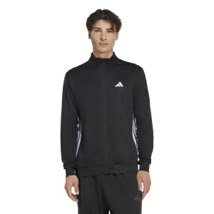 Μπουφάν γυμναστικής adidas Essentials All-Set 3-Stripes Knit Track Top image-1
