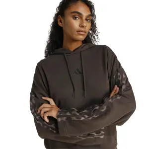 Hoodie i leopardtryck för damer adidas Essentials image-4