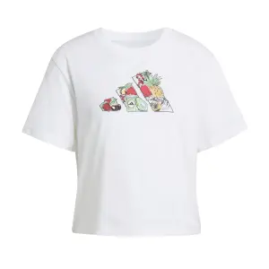 Camiseta de mujer adidas Food Cropped Loose image-0