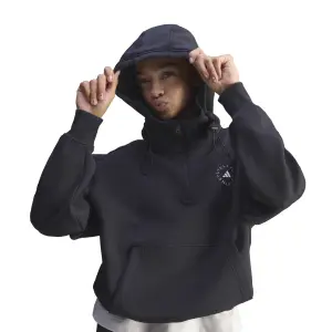 Women's half-zip hooded sweatshirt adidas By Stella McCartney image-1