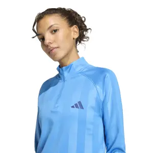 Γυναικείο αθλητικό τοπ adidas Hyperglam 3-Stripes Emboss Cover Up image-4