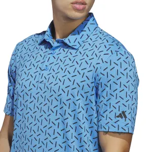 Printed klassisk polo adidas Ultimate365 Climacool image-4