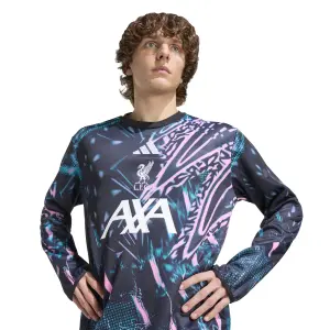 Liverpool FC długi rękaw koszulka przedmeczowa 2025/26 image-5