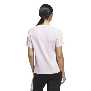 T-shirt för kvinnor adidas Gingham image-3