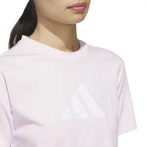 T-shirt för kvinnor adidas Gingham image-4