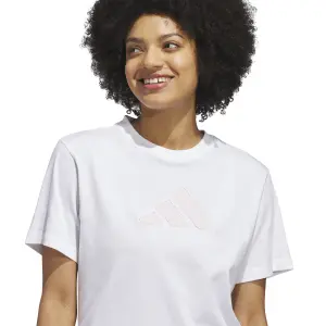 T-shirt för kvinnor adidas Gingham image-4