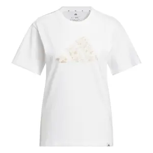 T-Shirt mit großem Logo für Damen adidas Iridescent Shells Graphic