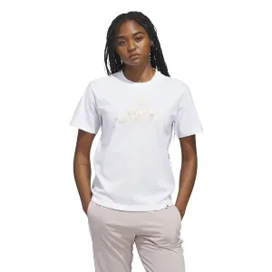 T-Shirt mit großem Logo für Damen adidas Iridescent Shells Graphic image-1