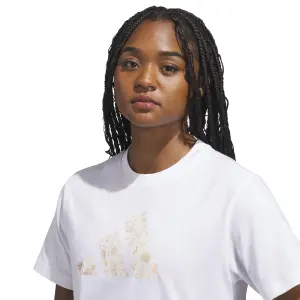 T-Shirt mit großem Logo für Damen adidas Iridescent Shells Graphic image-5