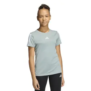 Camiseta infantil adidas Train Essentials 3 Stripes image-1