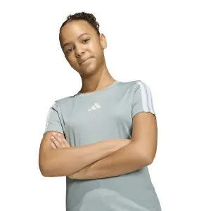 Camiseta infantil adidas Train Essentials 3 Stripes image-4