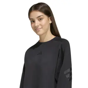 Φούτερ κορίτσι adidas Future Icons 3 Stripes image-4
