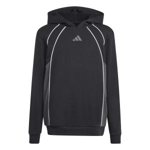 Sweatshirt com capuz em bloco de cor para criança adidas image-1