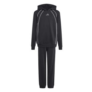 Sweatshirt com capuz em bloco de cor para criança adidas