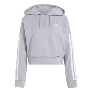 Damen Hoodie mit Halb-Reißverschluss adidas French image-0