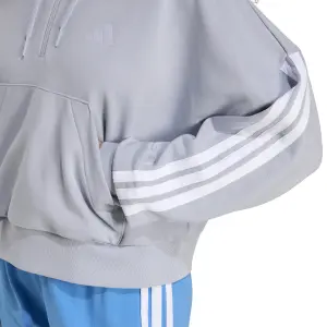 Damen Hoodie mit Halb-Reißverschluss adidas French image-5