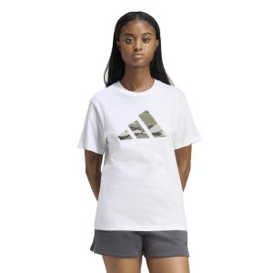 Women's camouflage print t-shirt adidas image-1