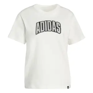 Camiseta con estampado colegial para mujer adidas image-0