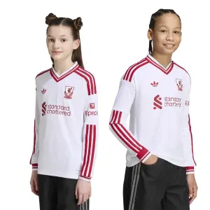 Liverpool FC Auswärtstrikot mit langen Ärmeln für Kinder 2026/27