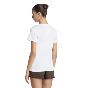 Camiseta de cuello V mujer adidas Essentials image-4