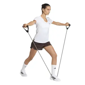 Camiseta de cuello V mujer adidas Essentials image-3