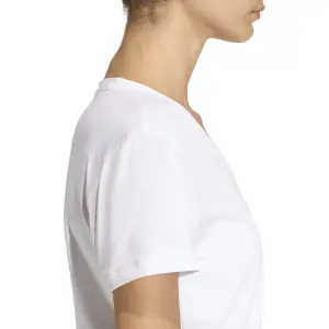 Camiseta de cuello V mujer adidas Essentials image-6