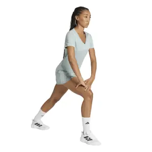 Camiseta de cuello V mujer adidas Essentials image-4