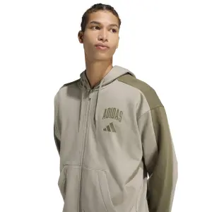 Φόρμα με κουκούλα και φερμουάρ adidas Collegiate Fleece image-4