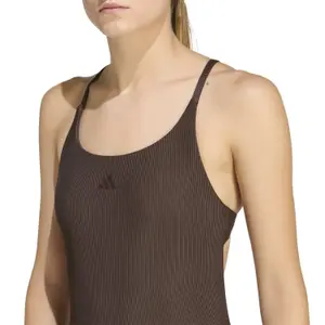 Badeanzug mit dünnen Trägern und gepolstert für Damen adidas Iconisea image-5