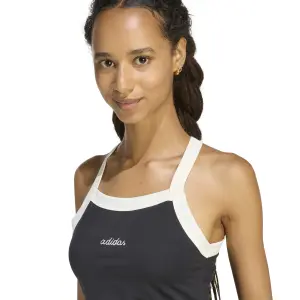 Camiseta sin mangas con gráfico bordado mujer adidas Essentials Colorpop image-5