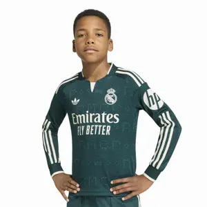 Real Madrid Long Sleeve Away Shirt Kids 2026/27 image-6