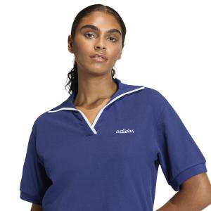 Polo con grafica ricamata donna adidas Essentials Colorpop image-4