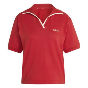Polo med broderet grafik til kvinder adidas Essentials Colorpop