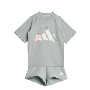 Baby t-shirt en shortset adidas Tiro_Nster image-1