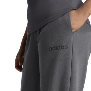 Pantaloni da jogging con elastico alla caviglia donna adidas Essentials Linear Fleece image-5